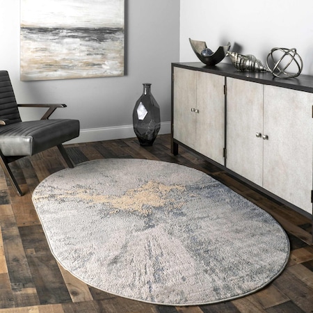 Nuloom Cyn Contemporary Abstract Area Rug 6ft 7in x 9ft CFDR02B-O6709